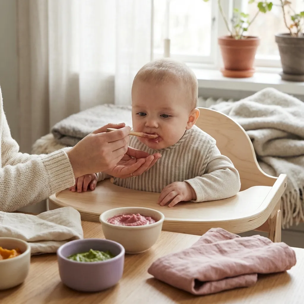 Baby Food Introduction: Complete Guide from 6 to 12 Months illustration