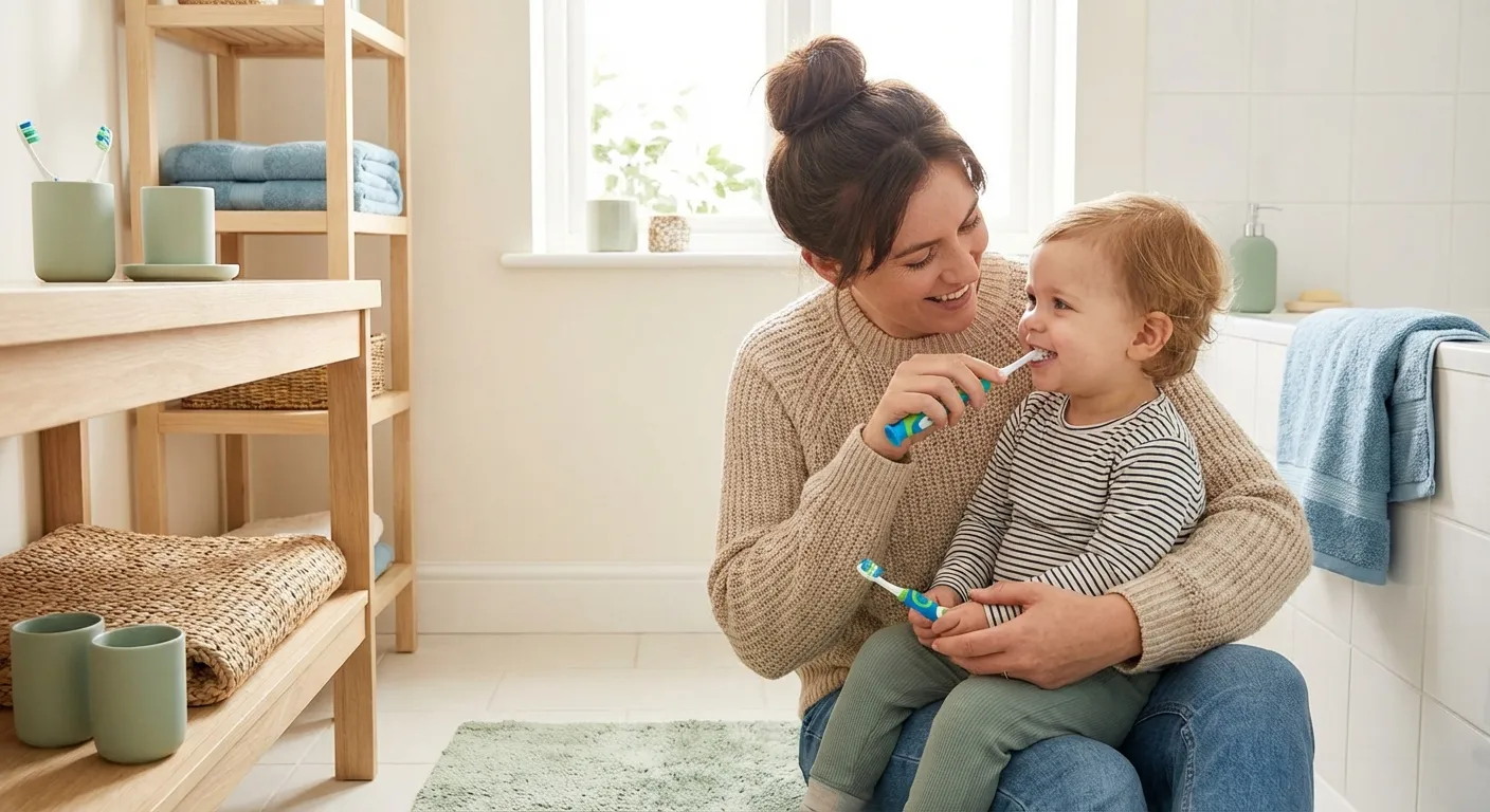 Baby Teeth: Teething, Brushing, and Fluoride Guide illustration