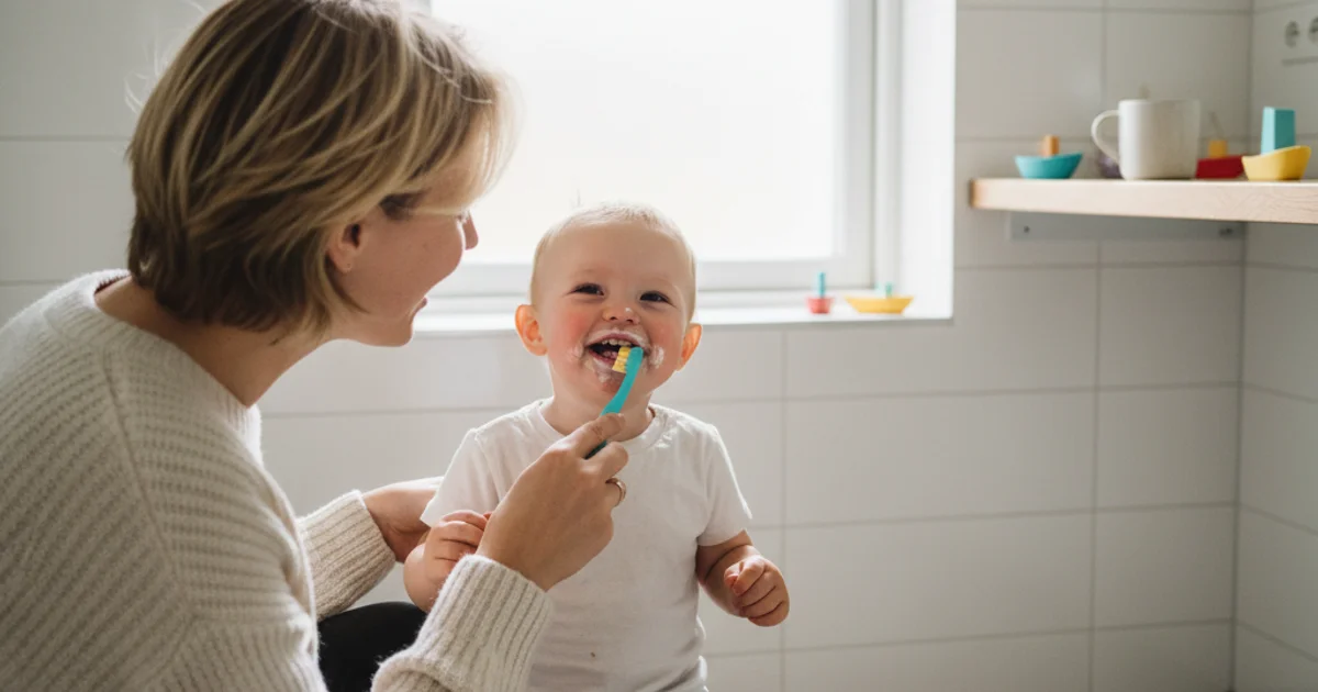Dental Health for Children Ages 0–3: Brushing, Fluoride, and First Dentist Visit