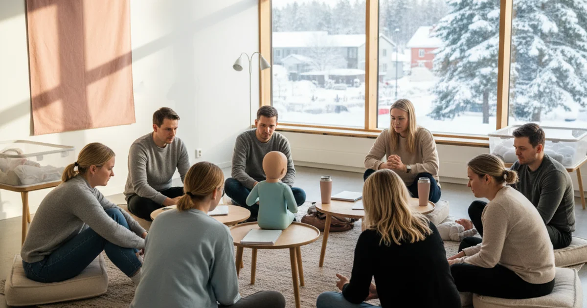 Parent caring for a child in a warm home setting