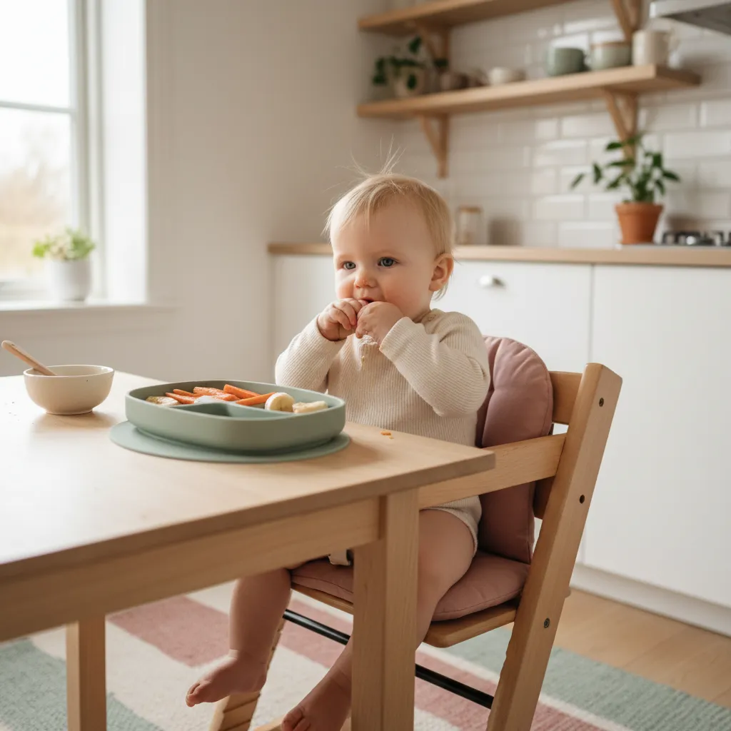 Food for Baby at 8 Months: Coarser Textures and Finger Foods