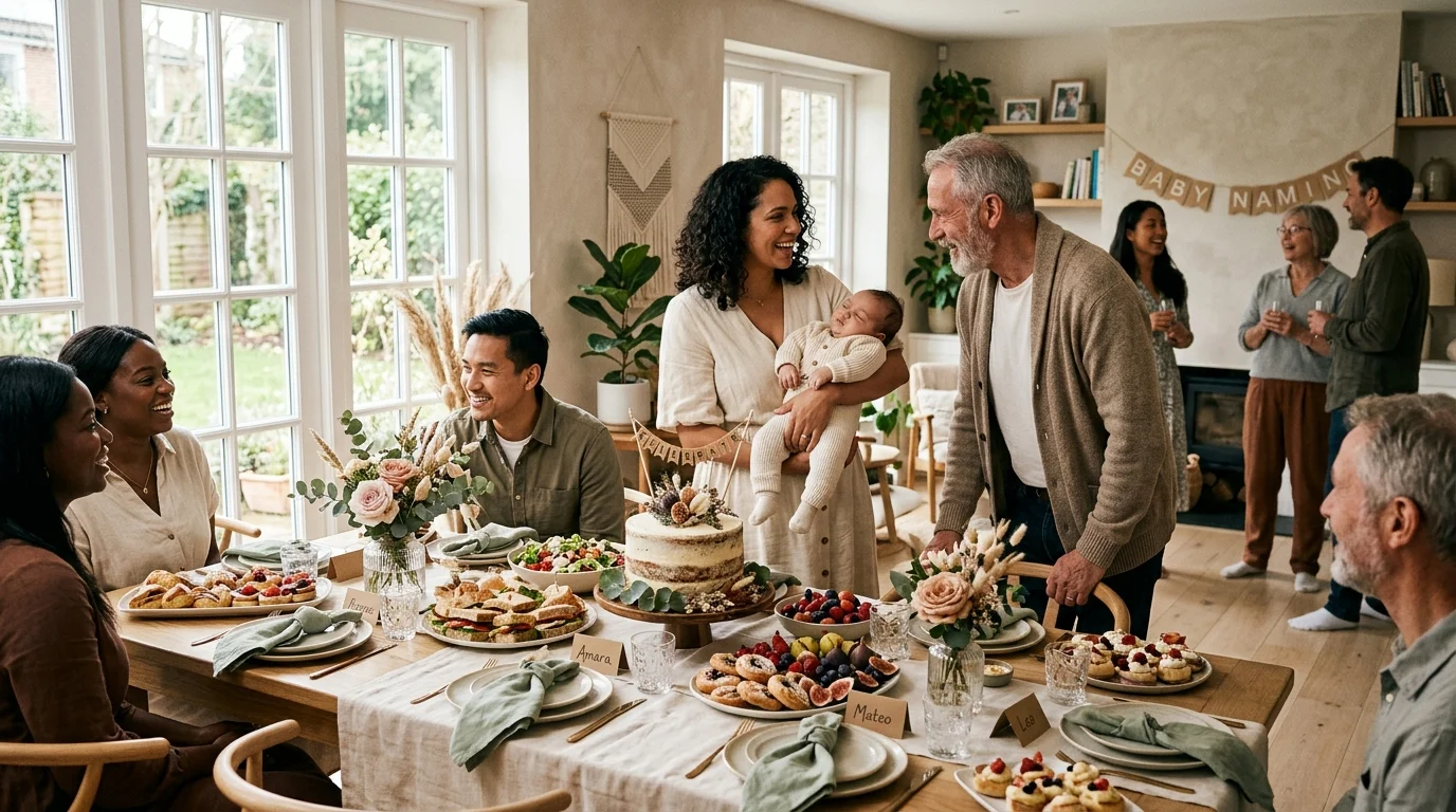 Food for a Baptism or Naming Ceremony: Complete Menu Ideas