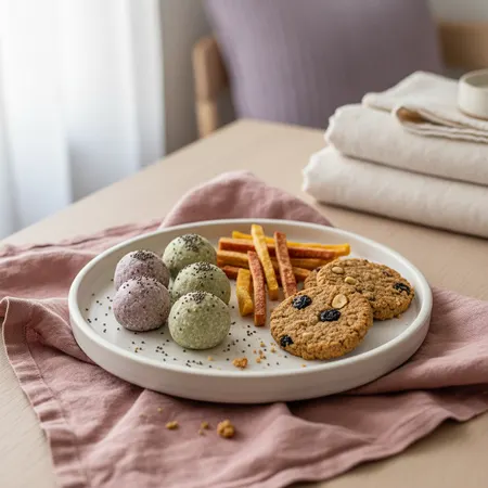 Healthy Snacks and Smoothie Bites for Babies illustration