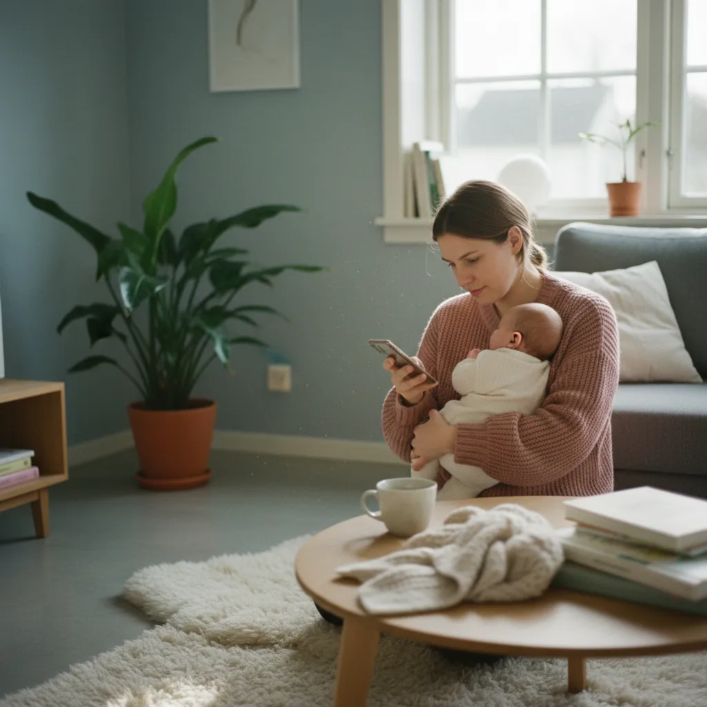 Parents' Screen Time Around Baby: What the Research Says illustration