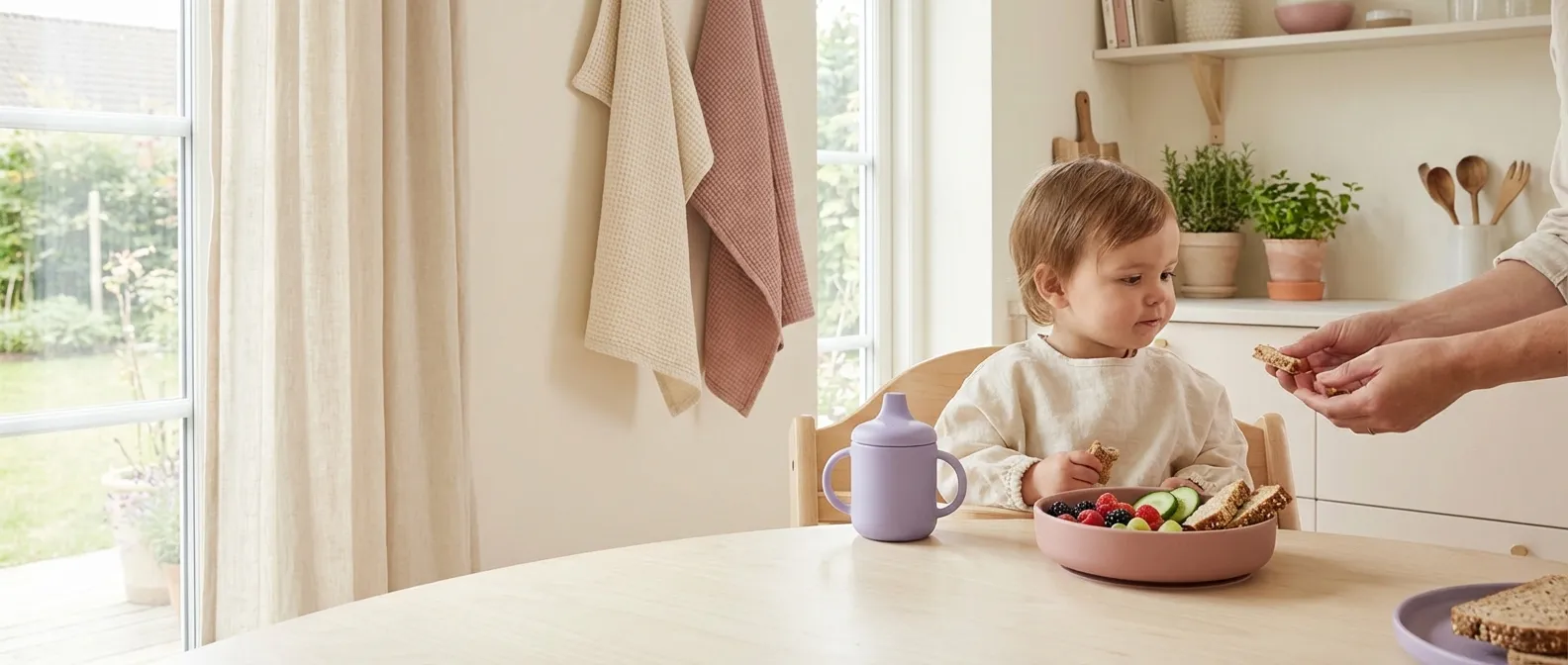 Caring parent with child in a calm atmosphere