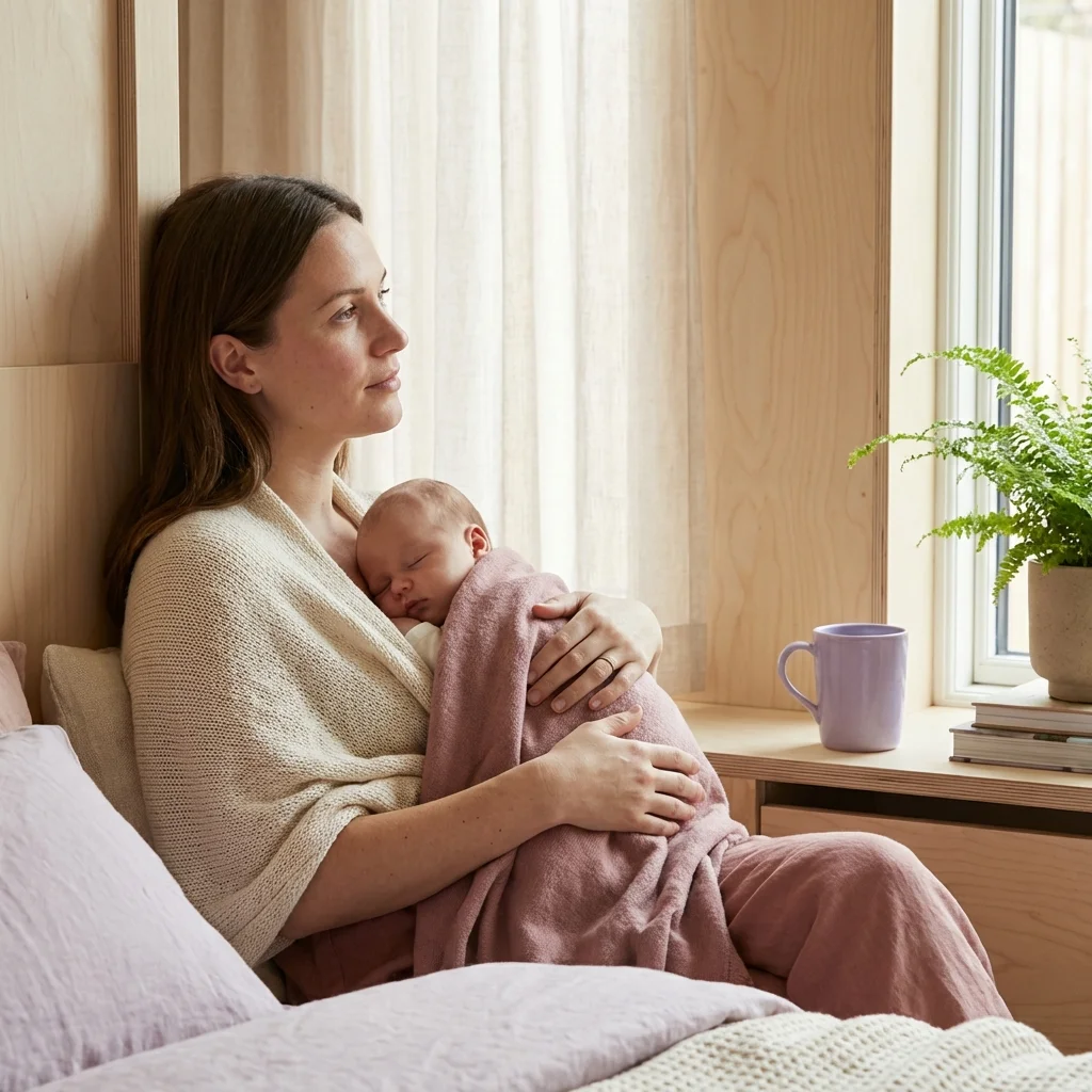 Postpartum Anxiety: Symptoms, Help, and Treatment illustration