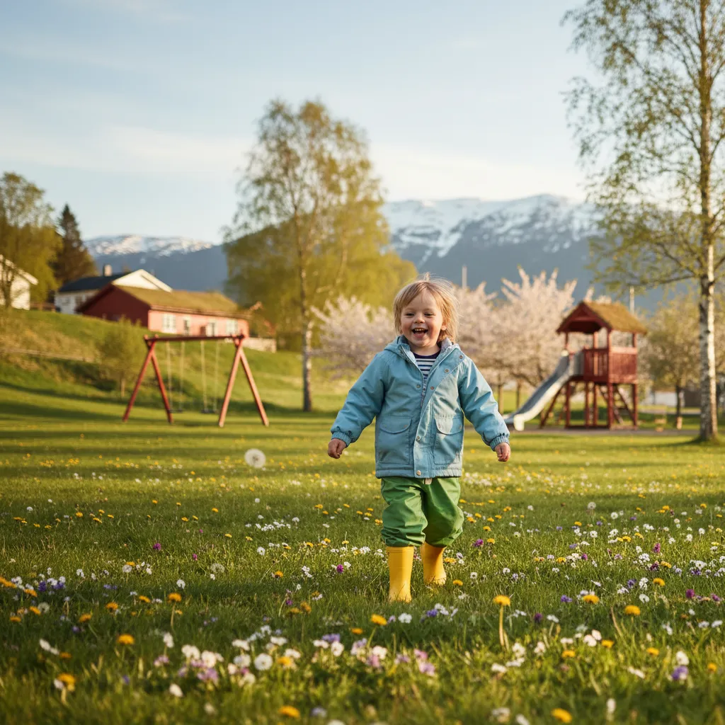 Caring parent with child in a calm atmosphere