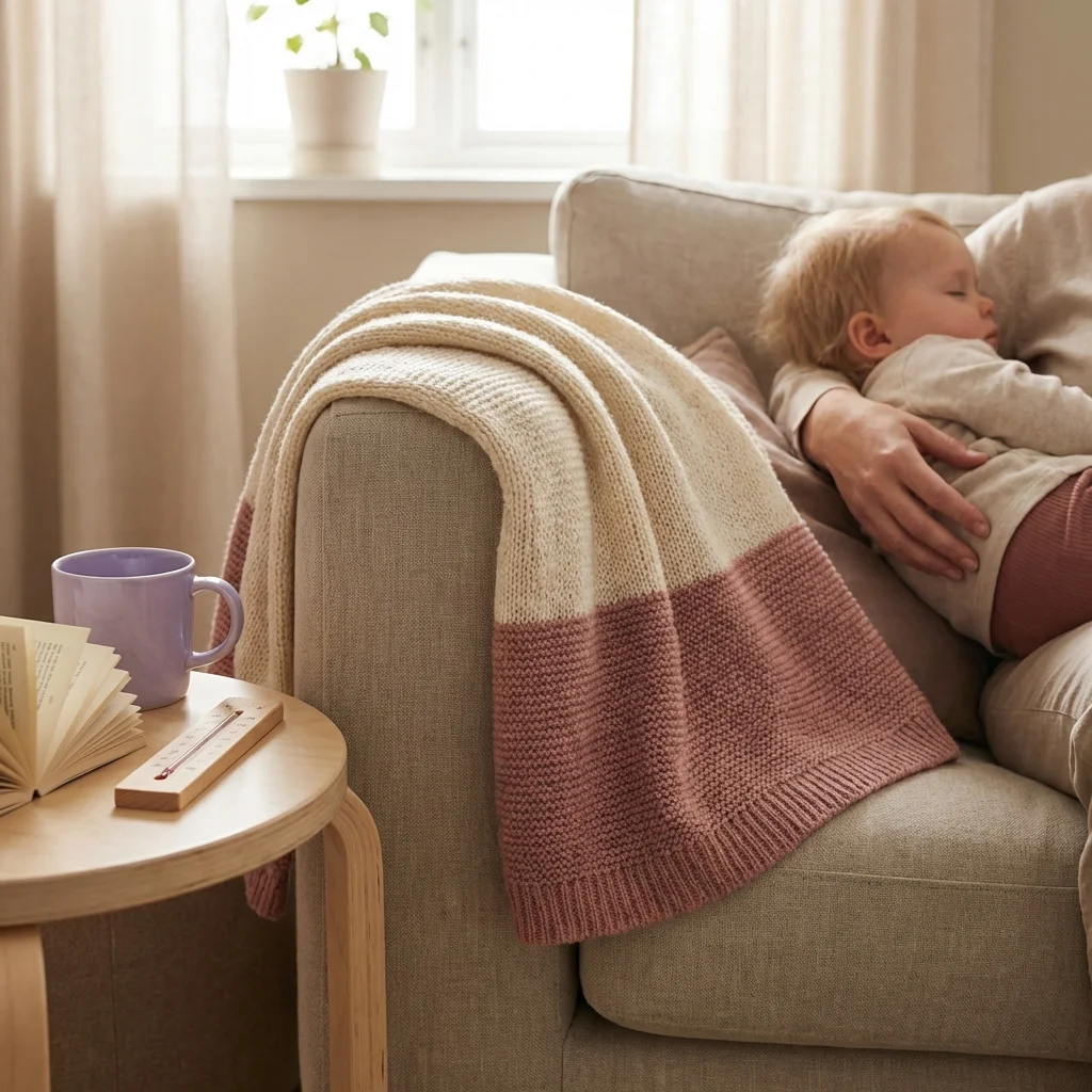 Sick Child at Home: Practical Tips for Sick Days illustration