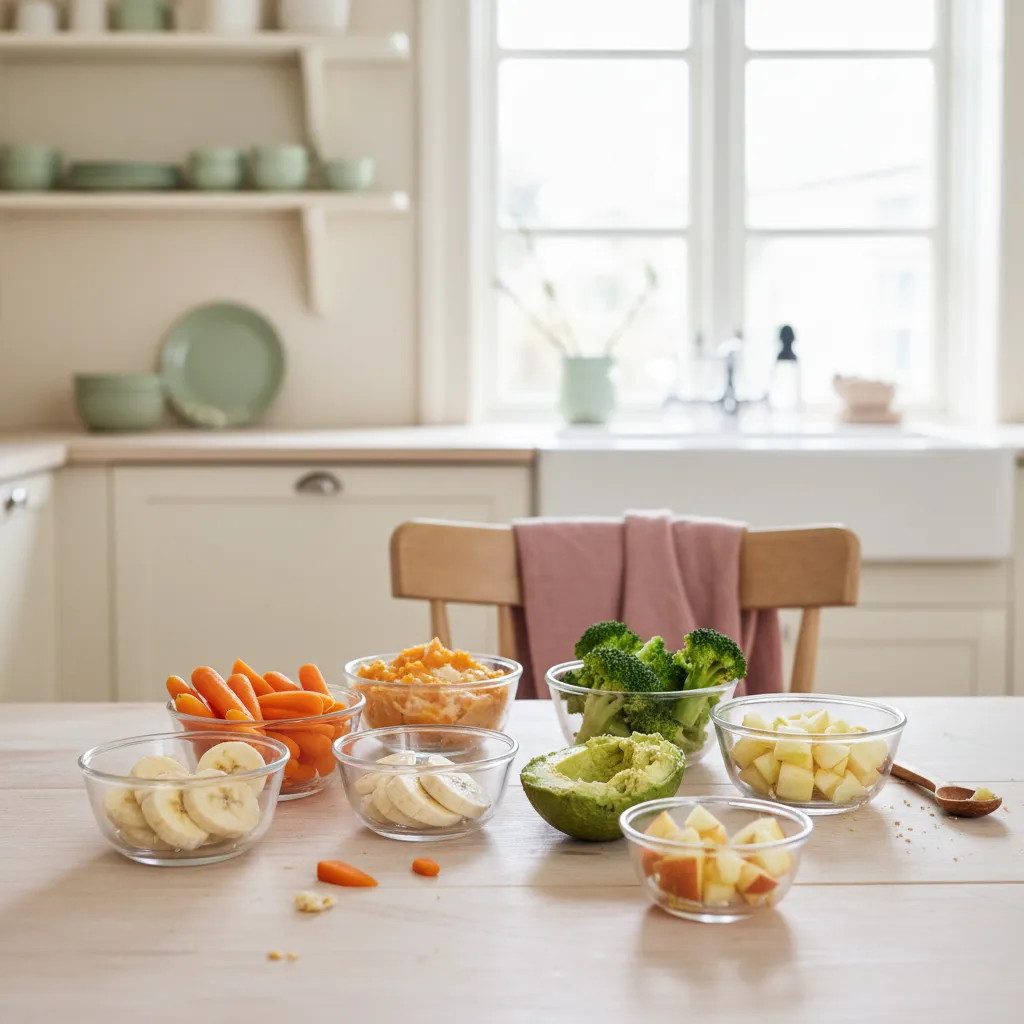 Vegetables and Fruit for Baby: Complete Guide from 6 Months