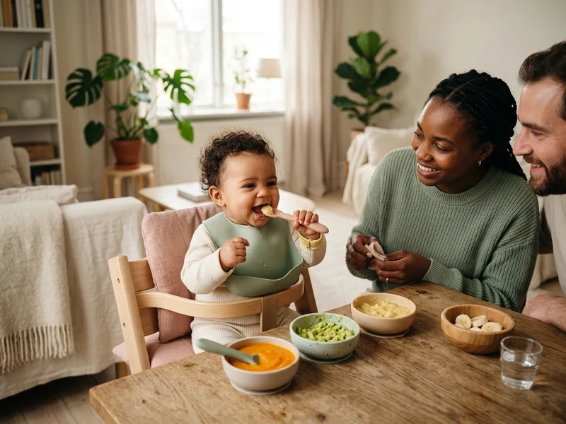 When Can Babies Start Eating Solid Food? — illustration
